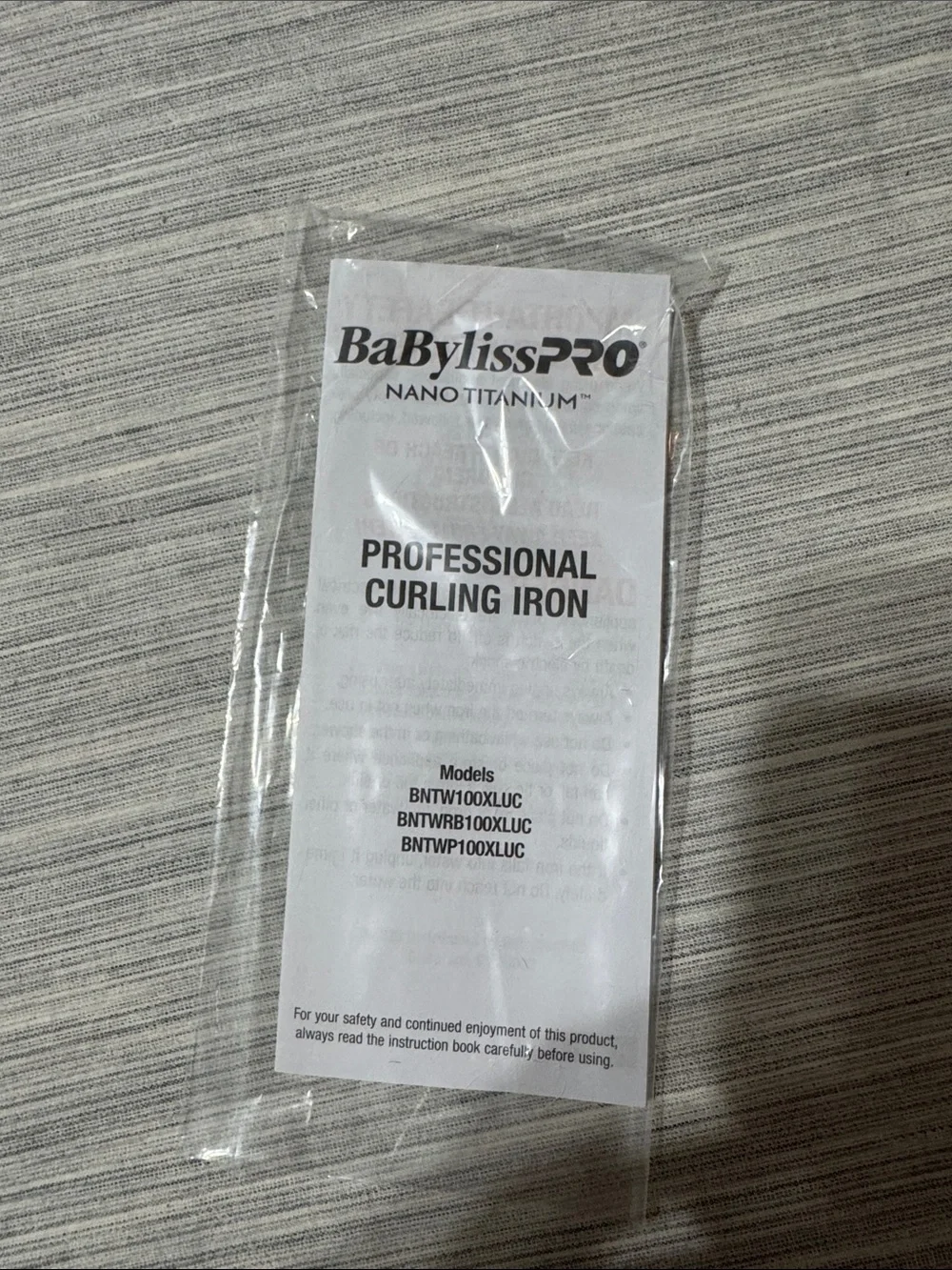 BabylissPRO 1 in Nano Titanium Professional Curling Iron with Extended Barrel